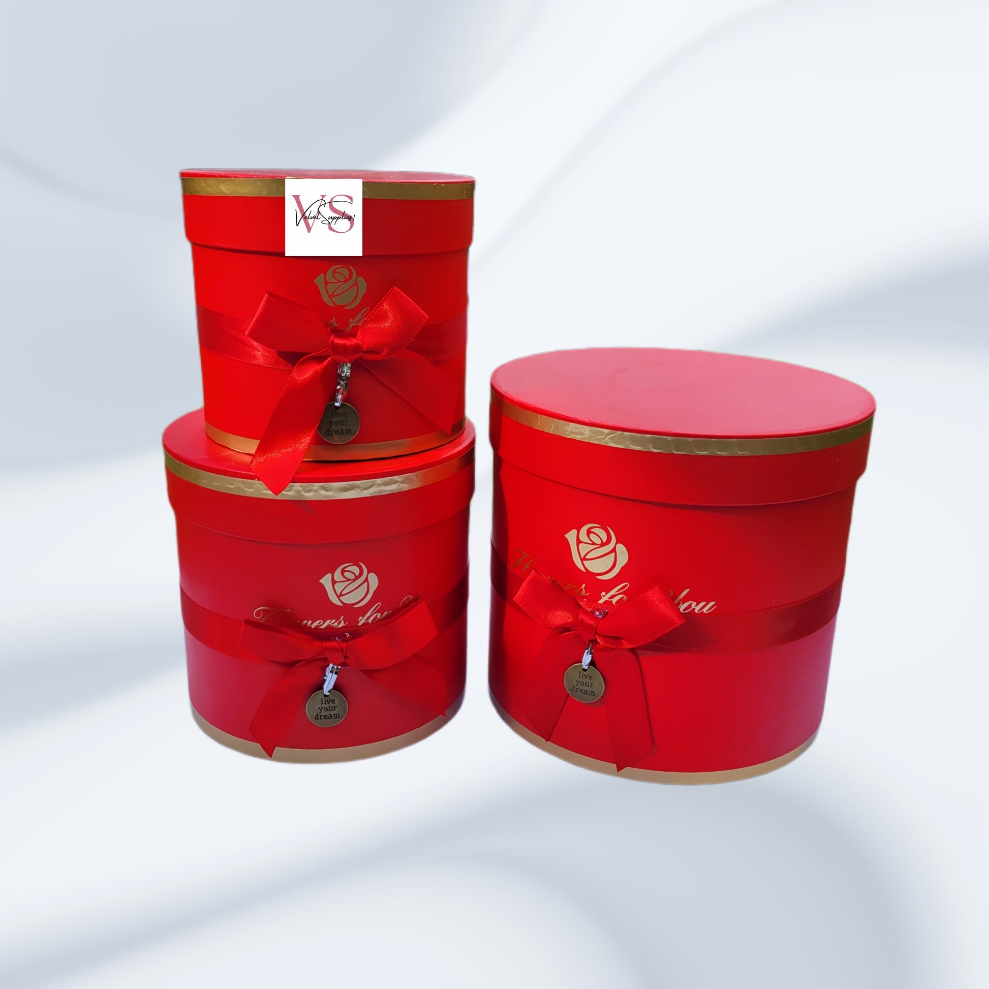 Cajas Redondas Con Liston