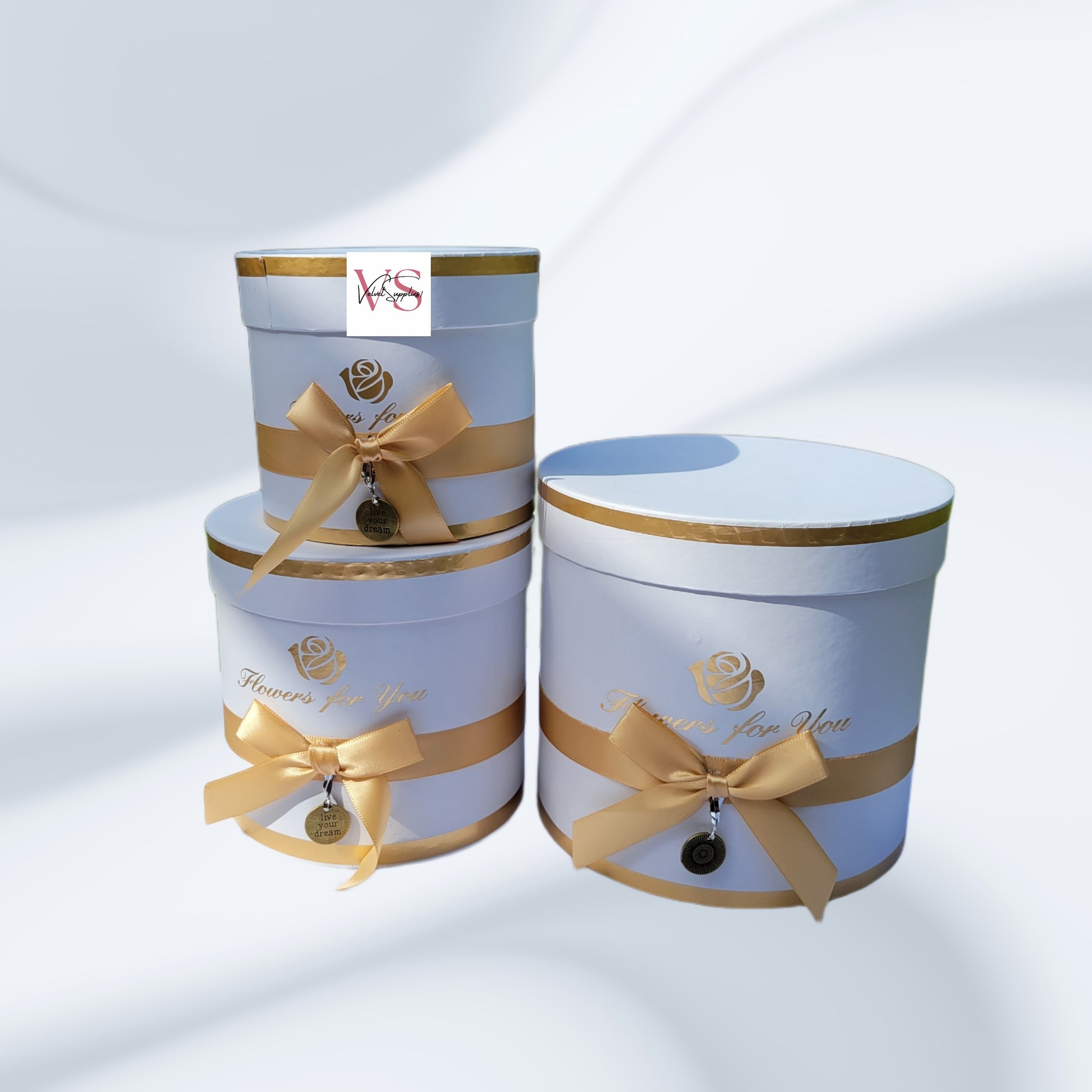 Cajas Redondas Con Liston