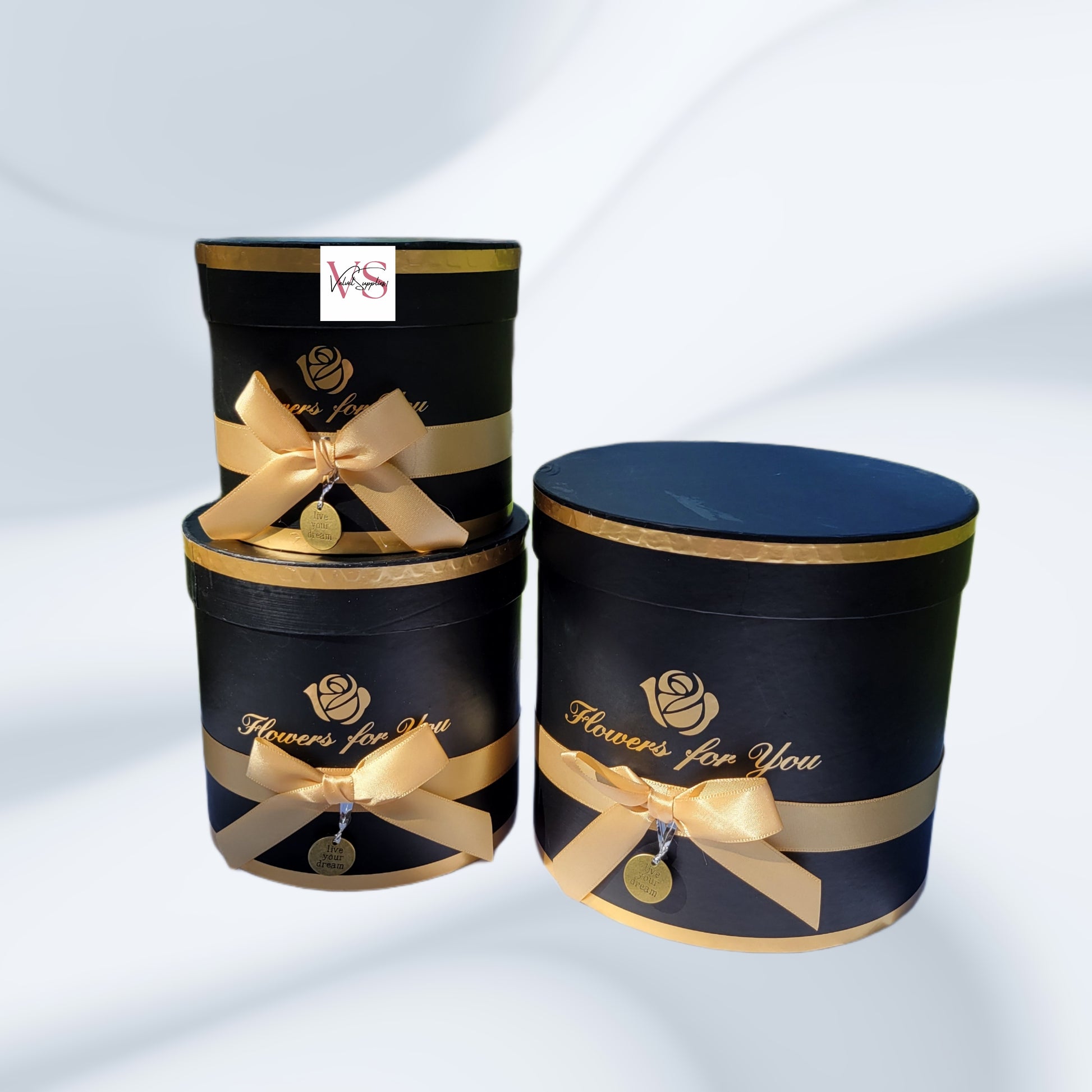 Cajas Redondas Con Liston